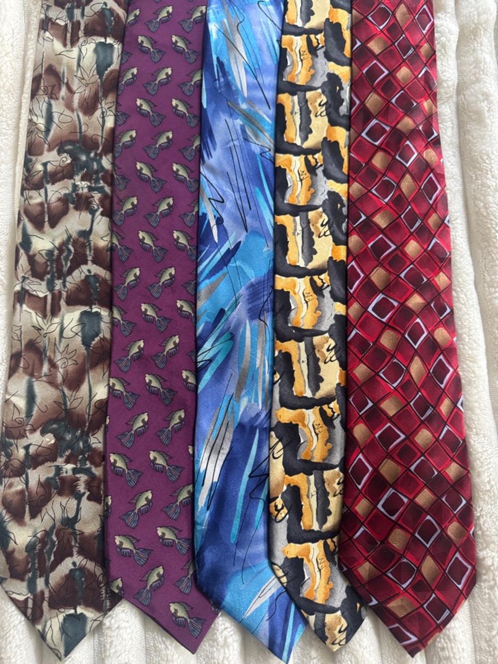 Vibrant J. Garcia Men's Silk Tie Bundle